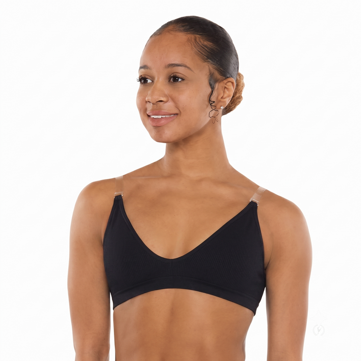 Eurotard EuroSkins Womens Clear Strap Padded Bra
