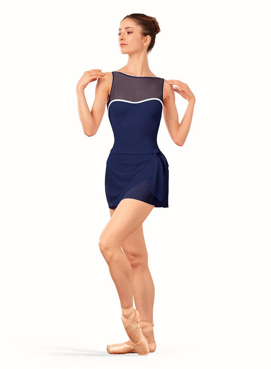 Bloch AB5260 Aras Fixed Wrap Skirt W/Tie -Closeout