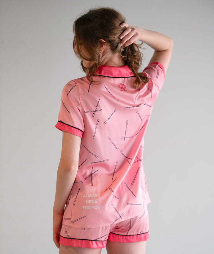Always Here For You Silk Pajamas