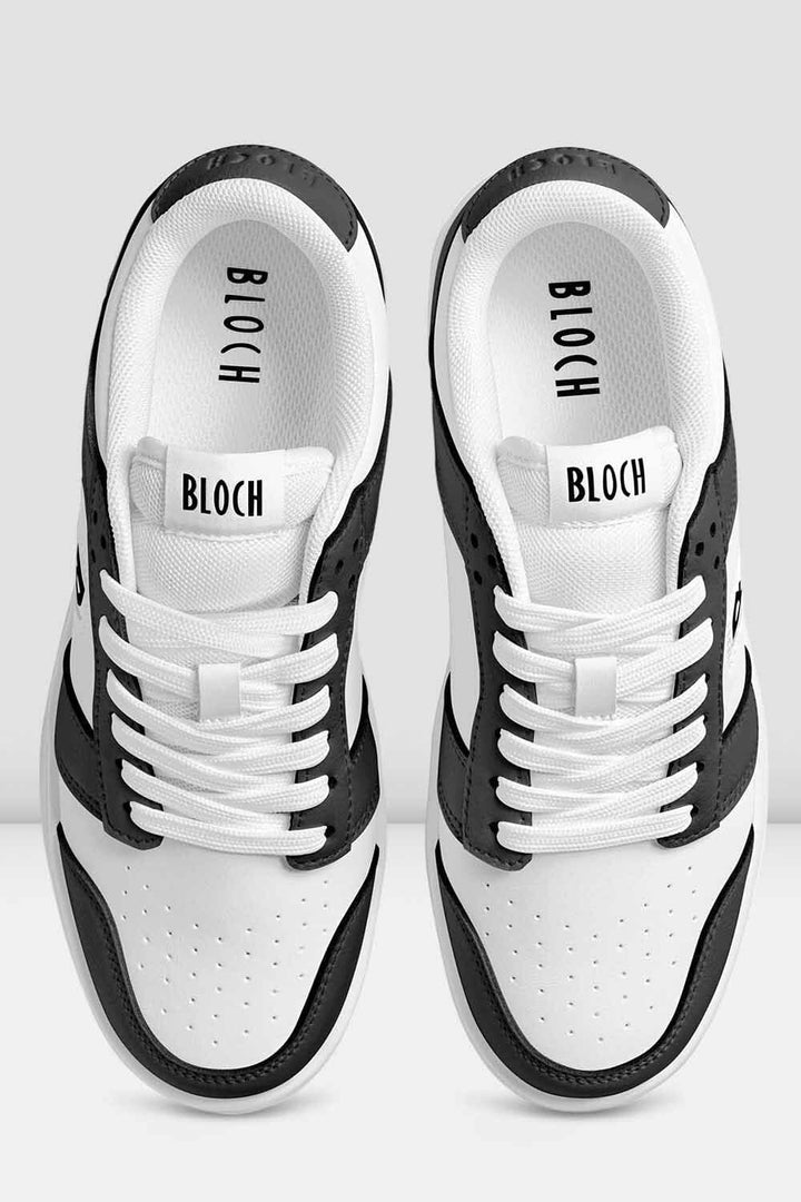 Adult Kix Dance Sneakers Black White Top