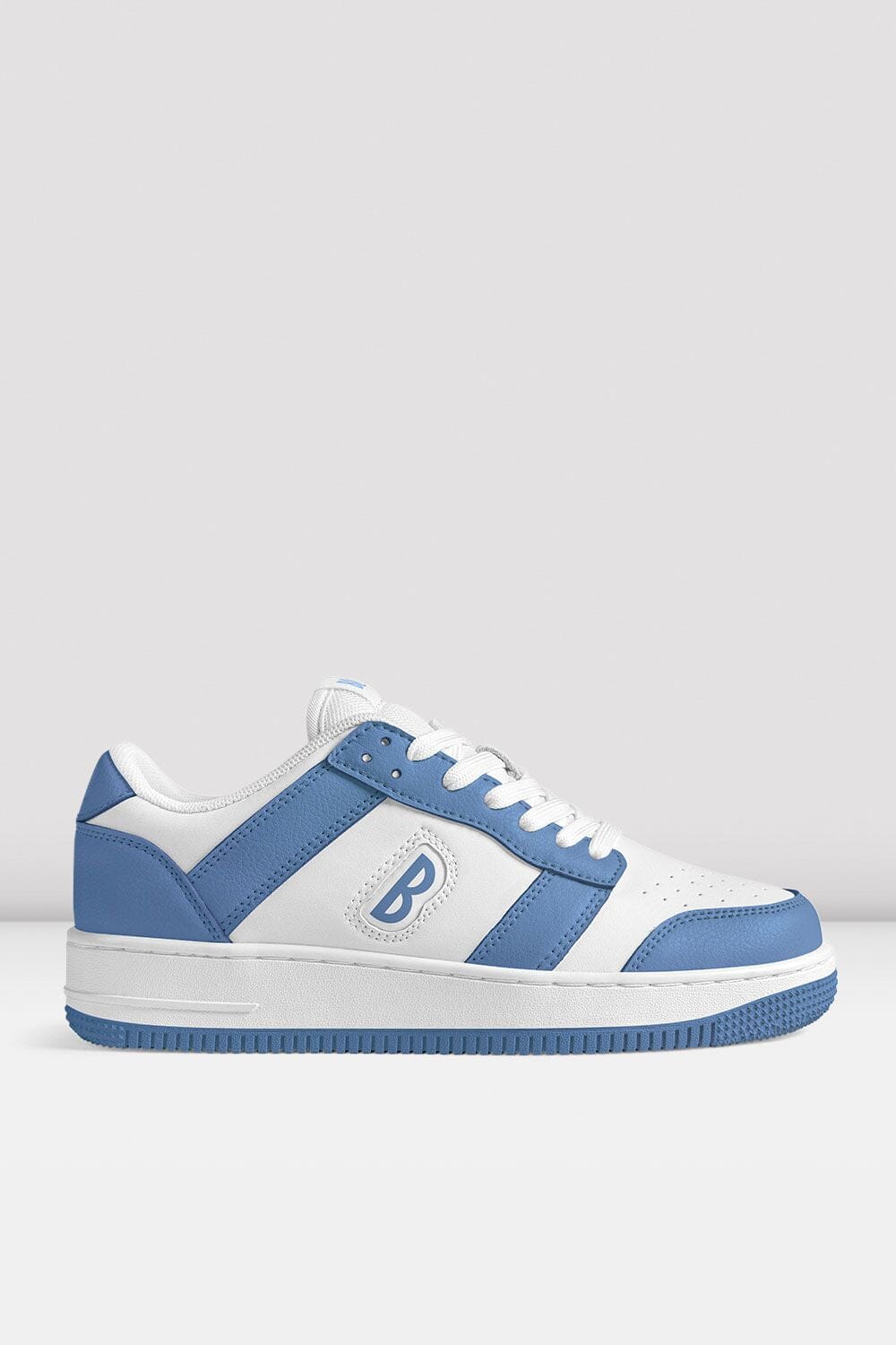 Adult Kix Dance Sneakers White Blue