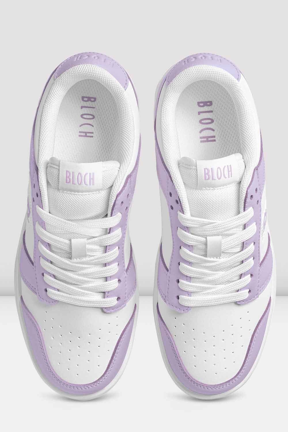Adult Kix Dance Sneakers White Lilac Top