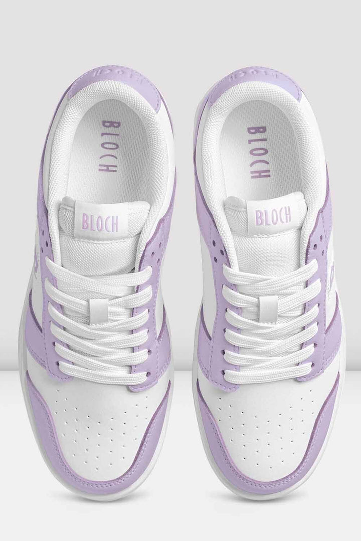 Adult Kix Dance Sneakers White Lilac Top