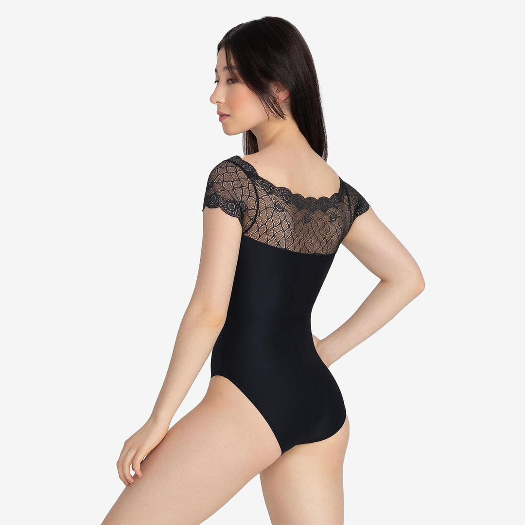 So Danca BY55 Lace Cap Sleeve Leotard