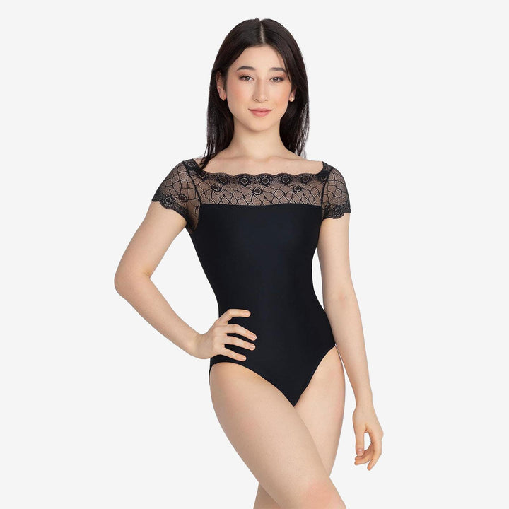 So Danca BY55 Lace Cap Sleeve Leotard
