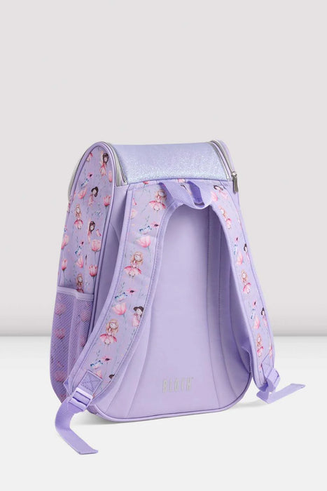 Bloch Girls Ballerina Backpack Lilac Back