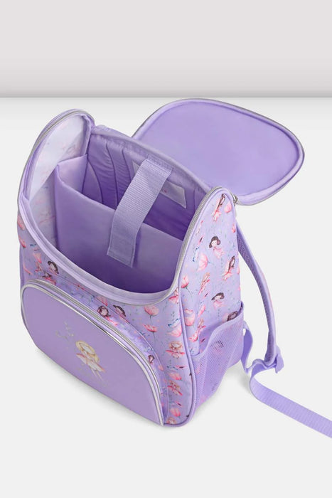 Bloch Girls Ballerina Backpack Lilac Inside