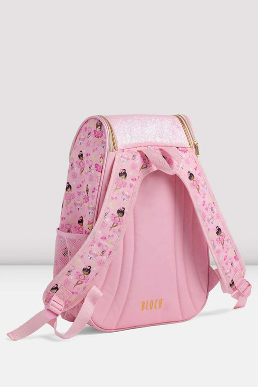 Bloch Girls Ballerina Backpack Pink Back