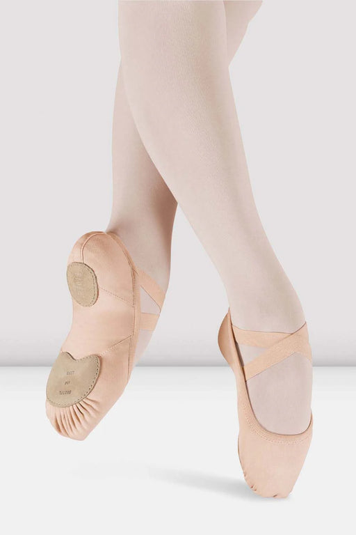 Bloch S0217L Elevé Canvas Ballet Shoes Pink Full