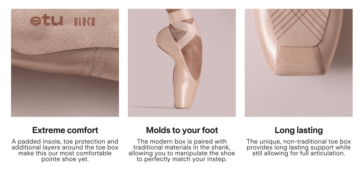 Bloch S1160LTMF "Etu" Pointe Shoes - Flex 