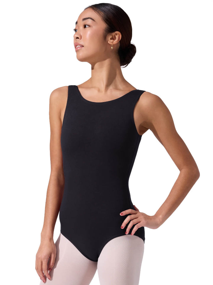 Capezio High-Neck Cotton Tank Leotard - Adult