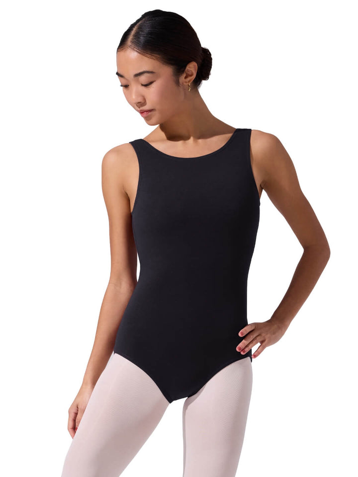 Capezio High-Neck Cotton Tank Leotard - Adult