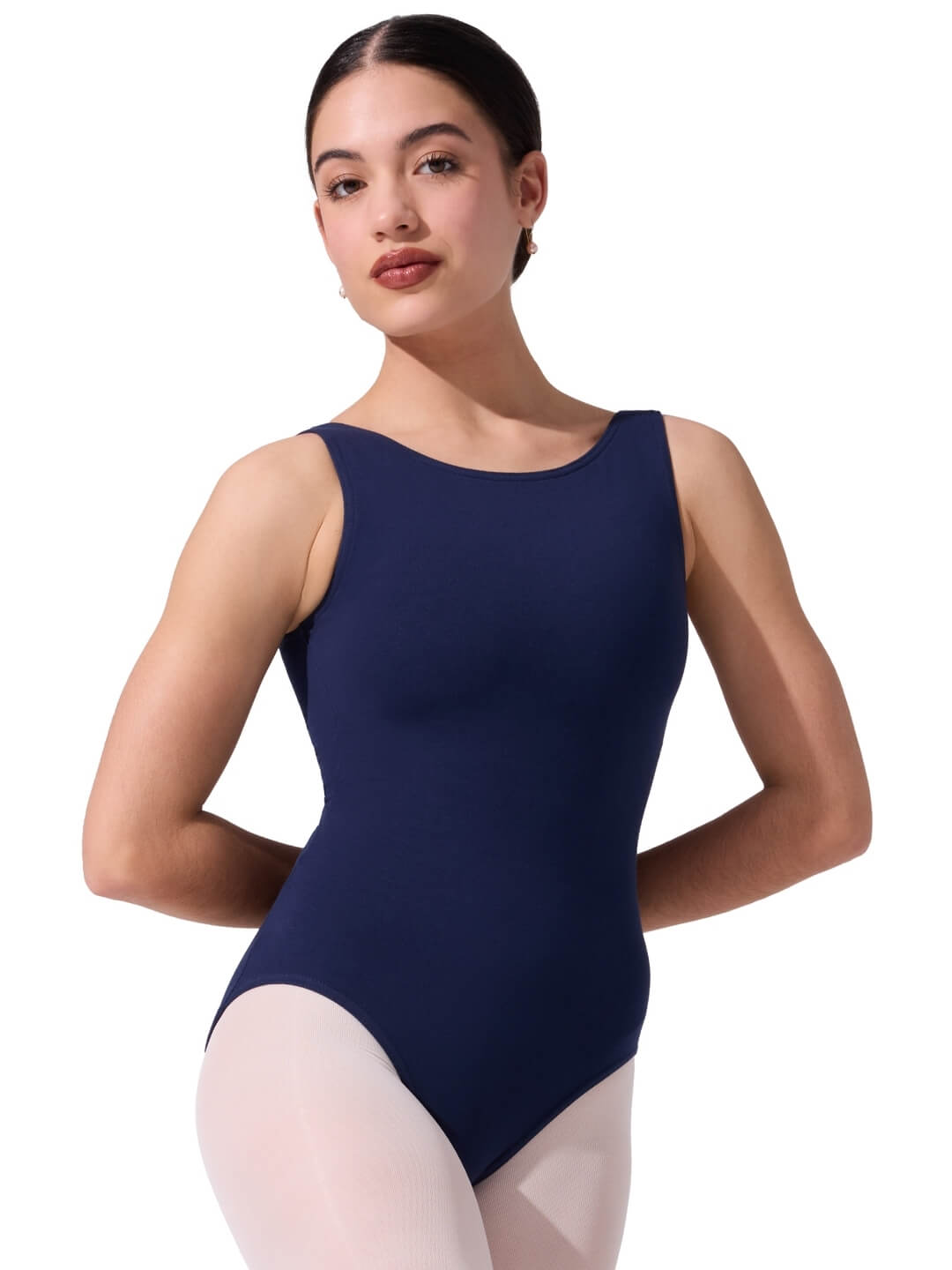 Capezio High-Neck Cotton Tank Leotard - Adult