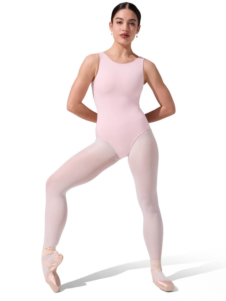 Capezio High-Neck Cotton Tank Leotard - Adult