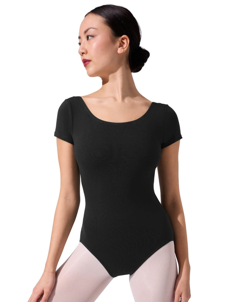 Capezio Short Sleeve Cotton Leotard - Adult
