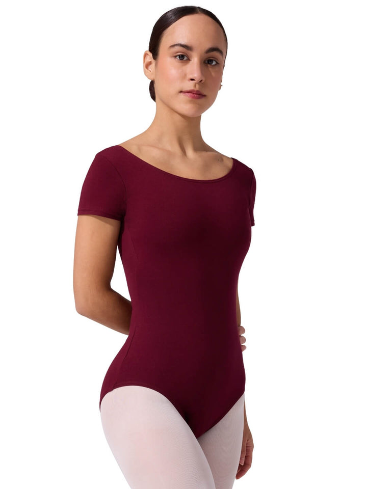 Capezio Short Sleeve Cotton Leotard - Adult
