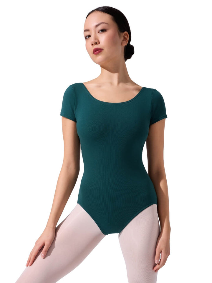 Capezio Short Sleeve Cotton Leotard - Adult