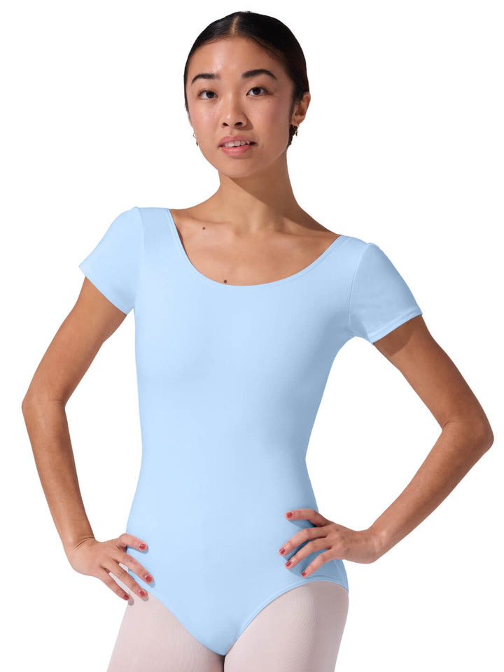 Capezio Short Sleeve Cotton Leotard - Adult
