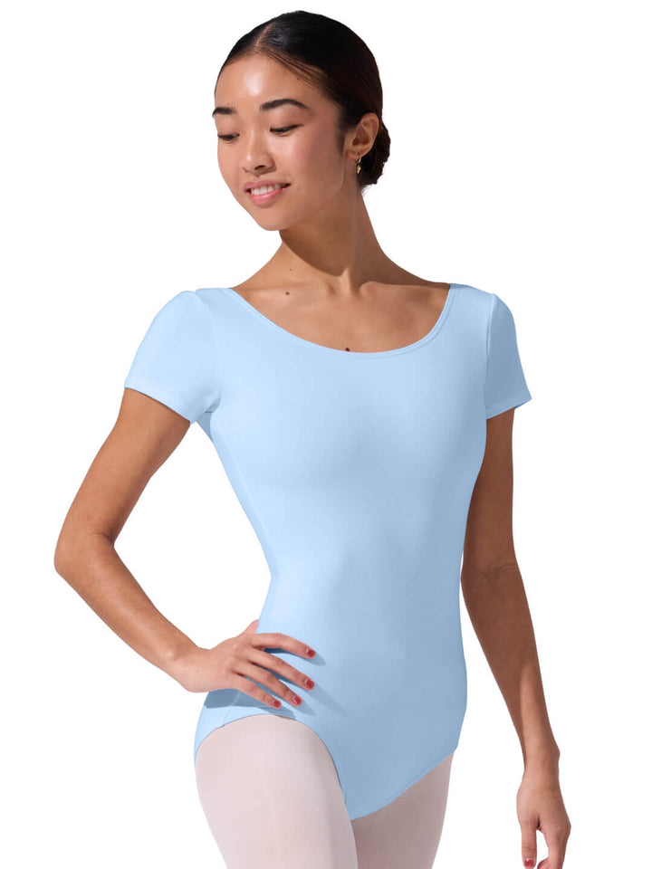 Capezio Short Sleeve Cotton Leotard - Adult