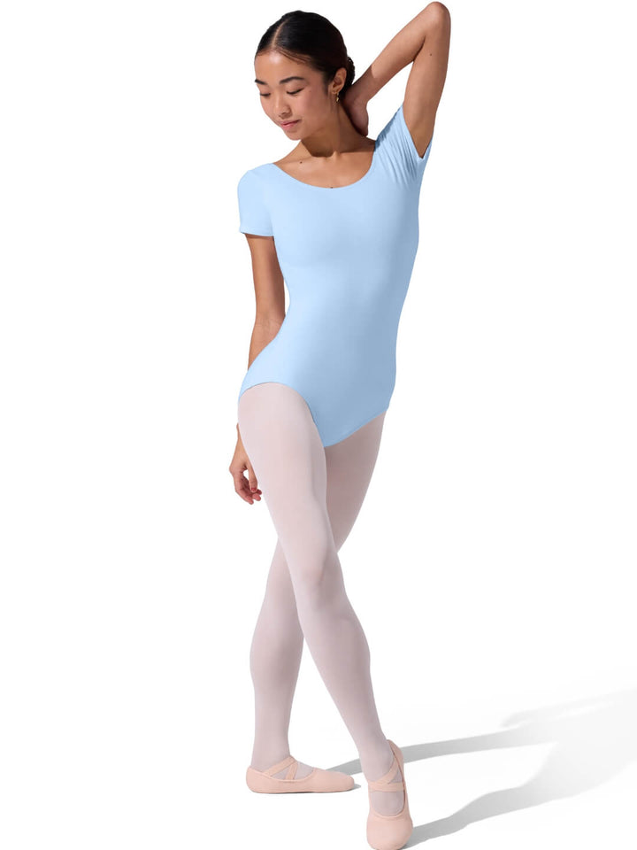Capezio Short Sleeve Cotton Leotard - Adult