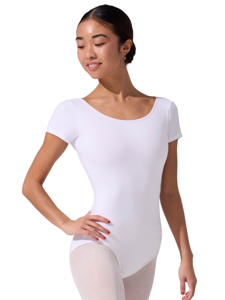Capezio Short Sleeve Cotton Leotard - Adult