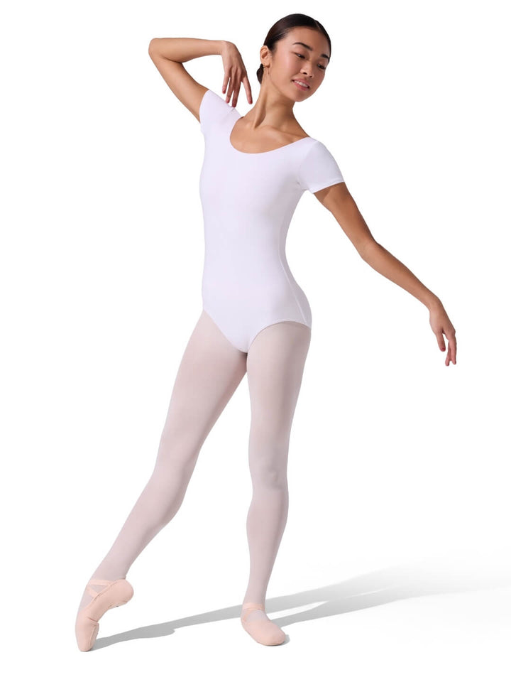 Capezio Short Sleeve Cotton Leotard - Adult