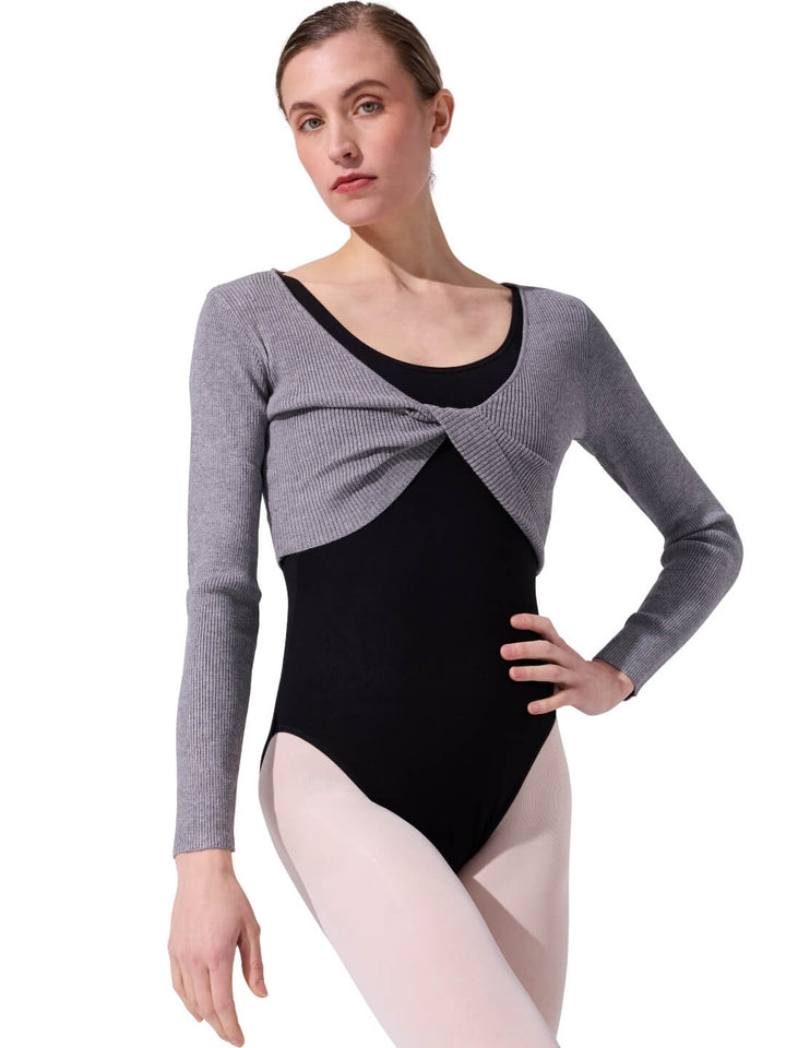 Capezio Ballet Shrug with Twist Front