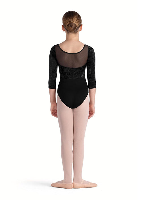 Bloch CL5246 Girls Mesh Back 3/4 Sleeve Leotard