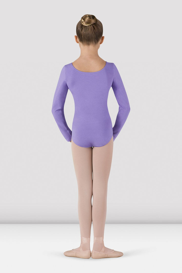Girls Basic Long Sleeve Leotard - CL5409 - Lavender