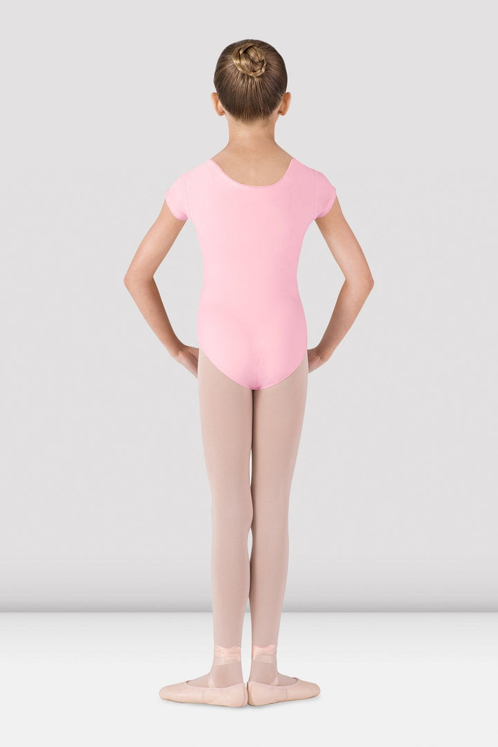 Girls Dujour Cap Sleeve Leotard - CL5602 - Candy Pink
