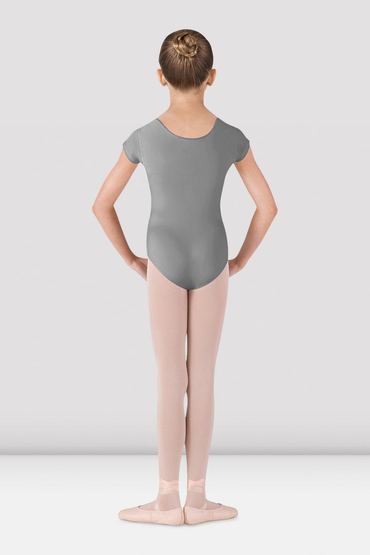 Girls Dujour Cap Sleeve Leotard - CL5602 - Grey