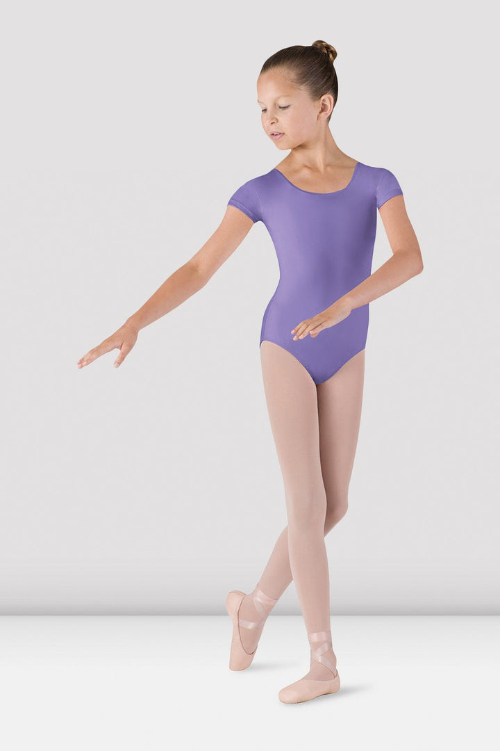 Girls Dujour Cap Sleeve Leotard - CL5602 - Lavender
