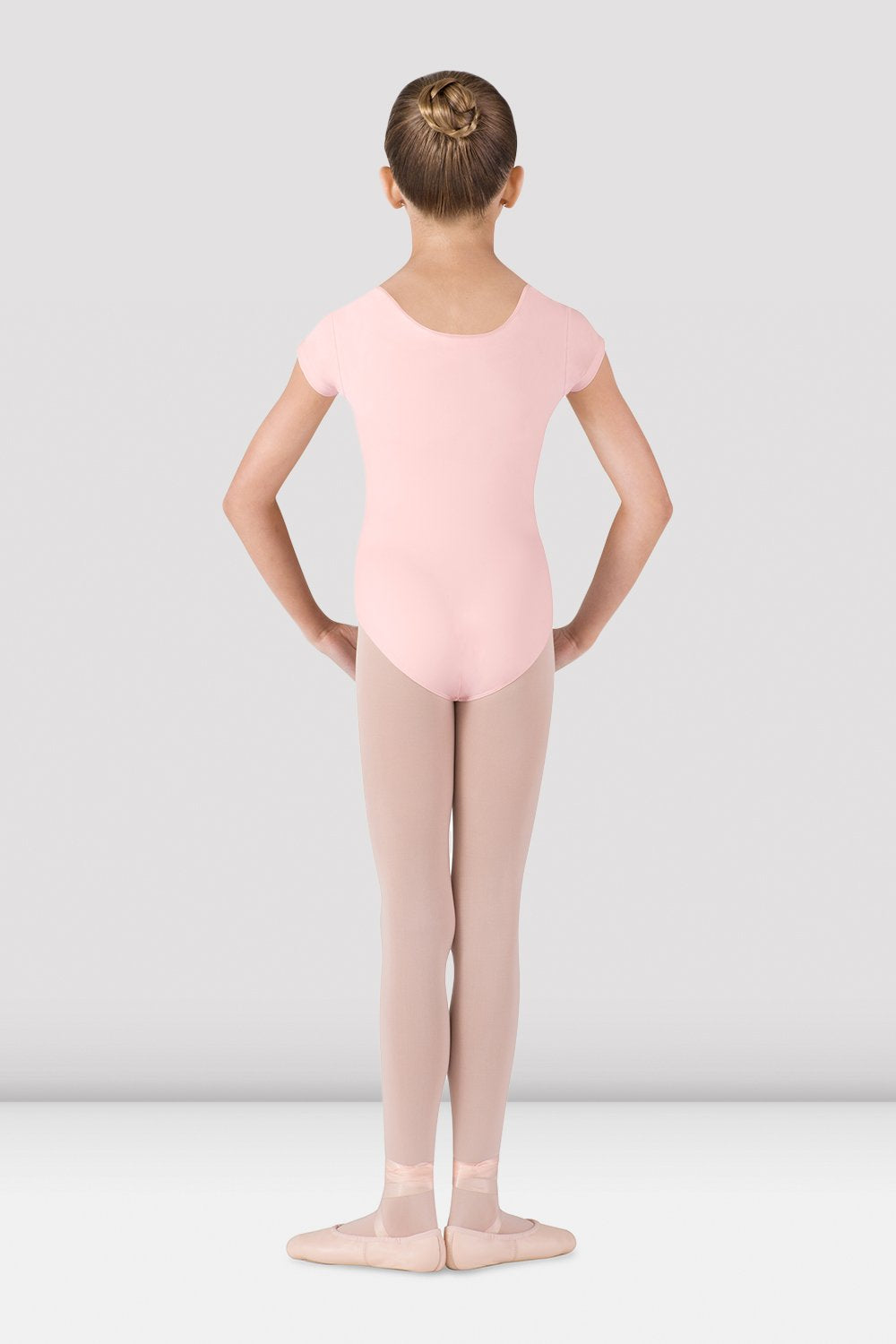 Girls Dujour Cap Sleeve Leotard - CL5602 - Light Pink