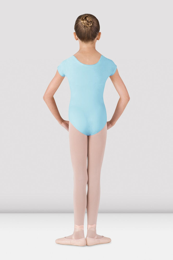 Girls Dujour Cap Sleeve Leotard - CL5602 - Pastel Blue