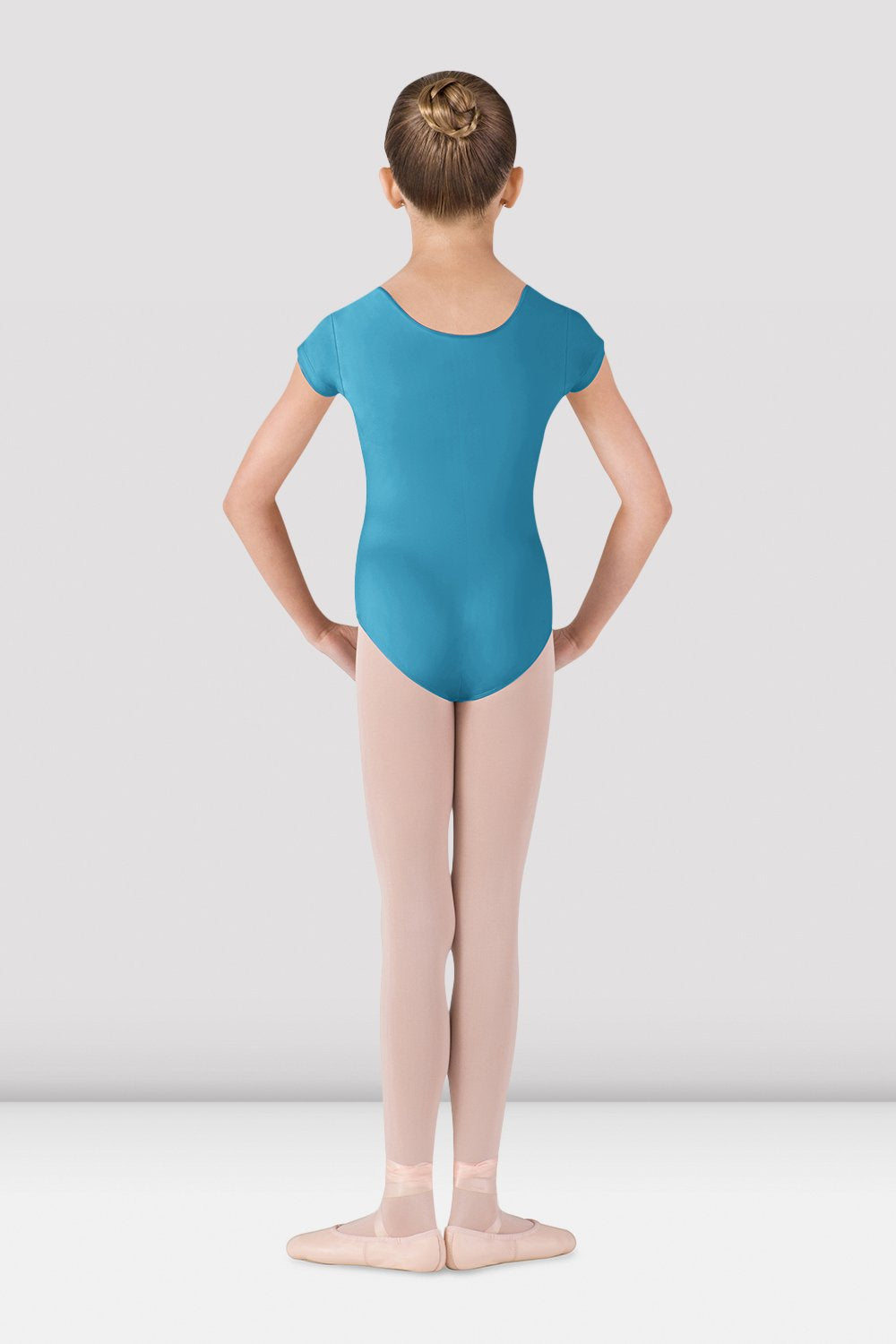 Girls Dujour Cap Sleeve Leotard - CL5602 - Turquoise