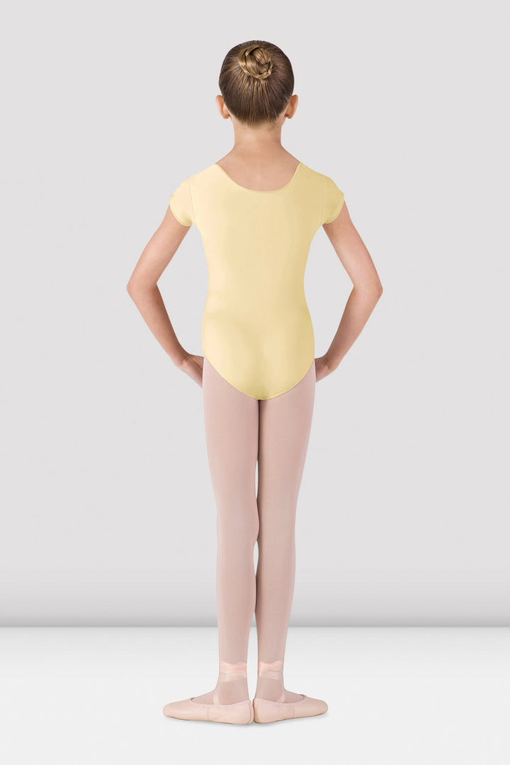 Girls Dujour Cap Sleeve Leotard - CL5602 - Sunshine