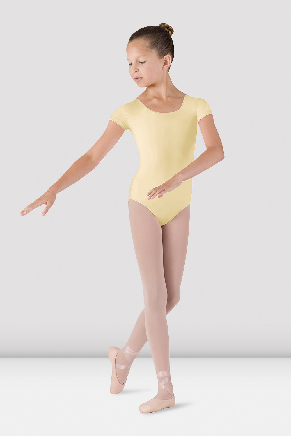 Girls Dujour Cap Sleeve Leotard - CL5602 - Sunshine