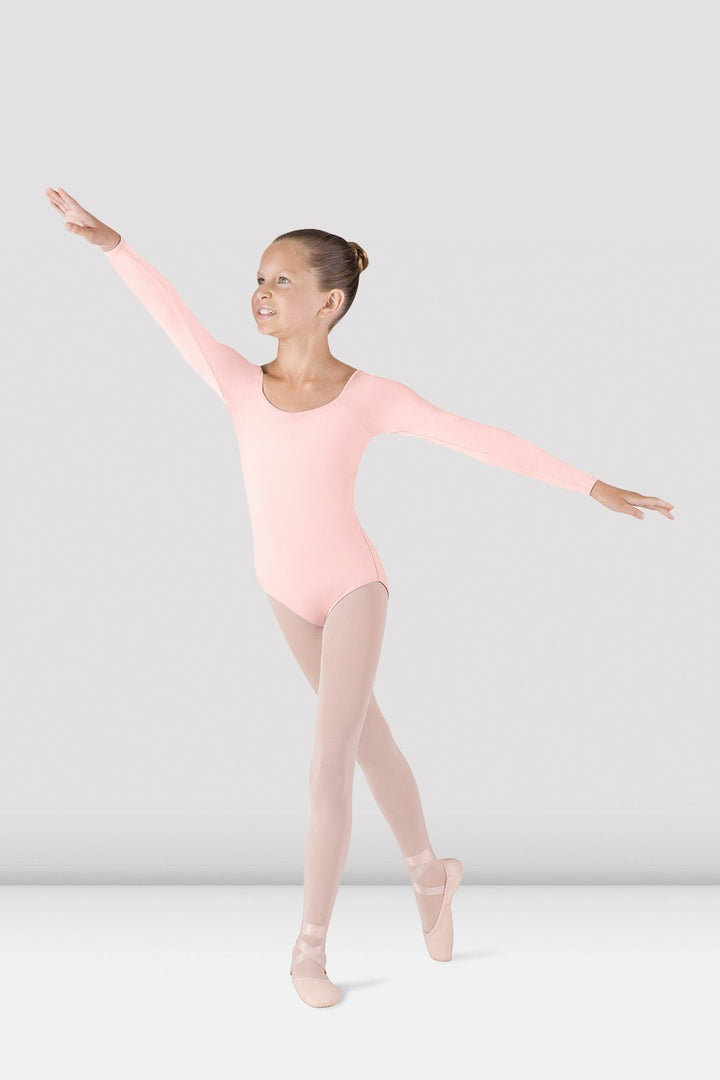 Girls Meglio Long Sleeve Leotard - CL5609 - Light Pink