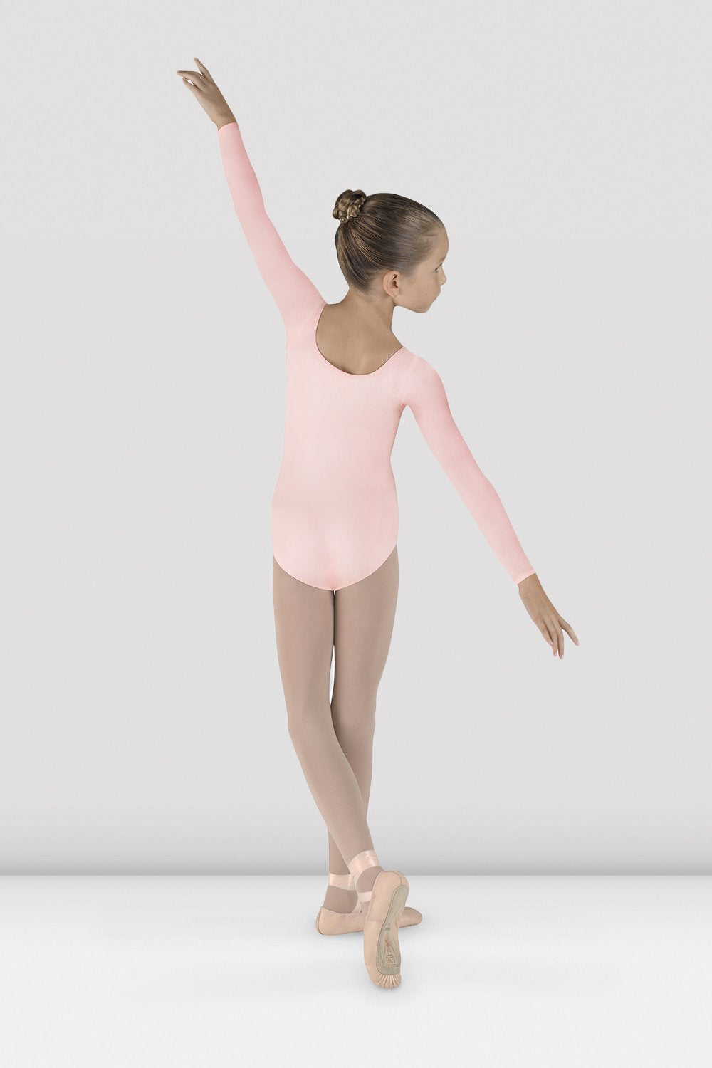 Girls Meglio Long Sleeve Leotard - CL5609 - Light Pink