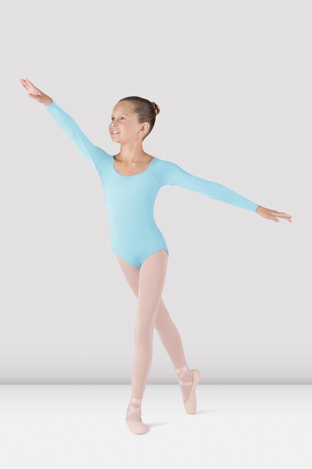 Girls Meglio Long Sleeve Leotard - CL5609 - Pastel Blue
