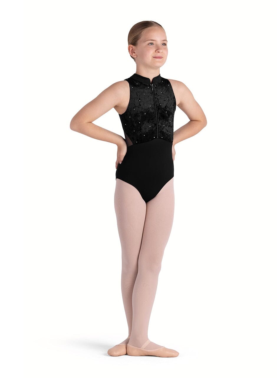 Bloch - Girl's Glitter Bow Front Cami Leotard main image 0