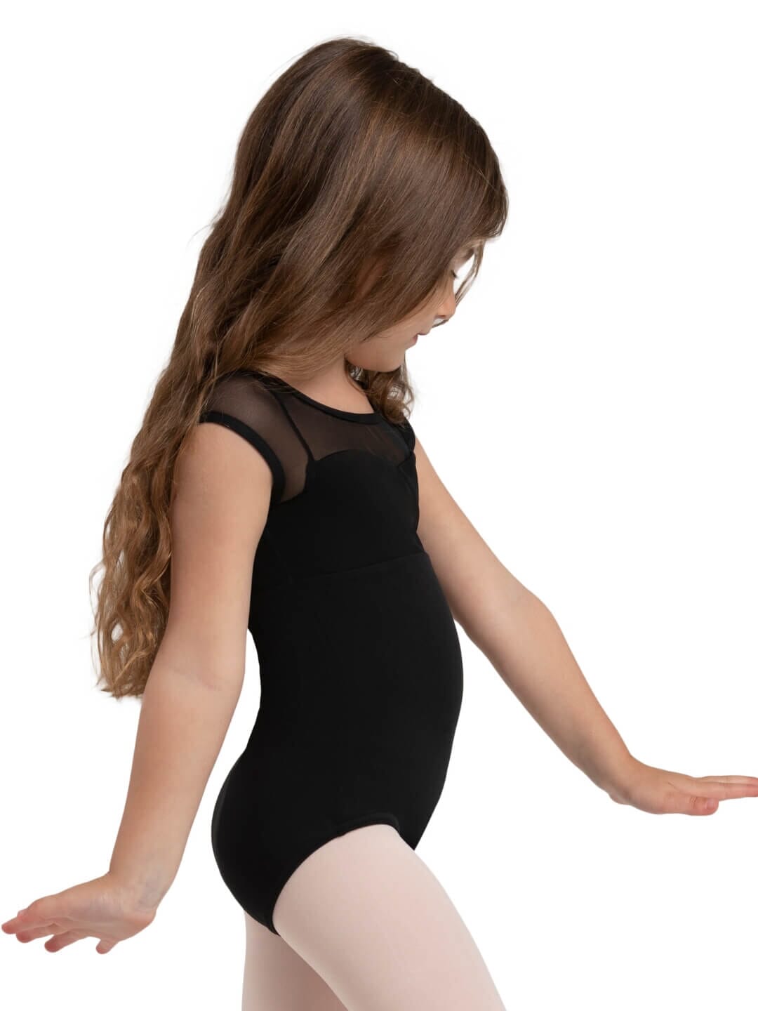 Capezio 12288C Jewel Garden Pearl Cap Sleeve Leotard side