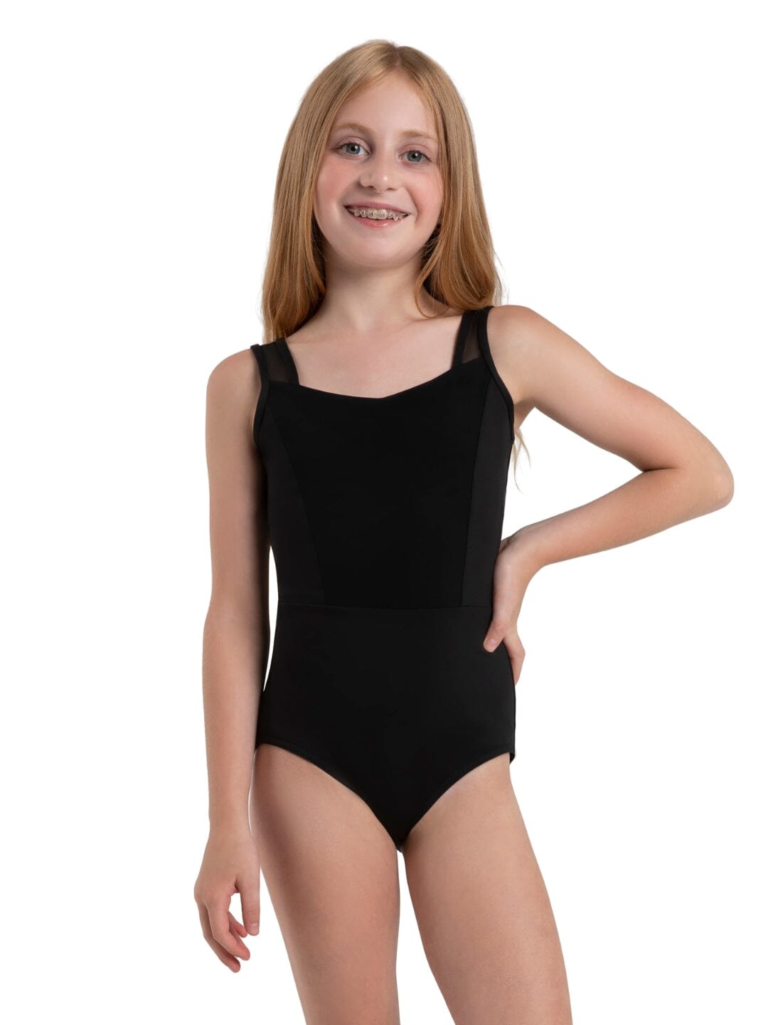 Capezio 12292C Jewel Garden Lapis Tank Leotard black