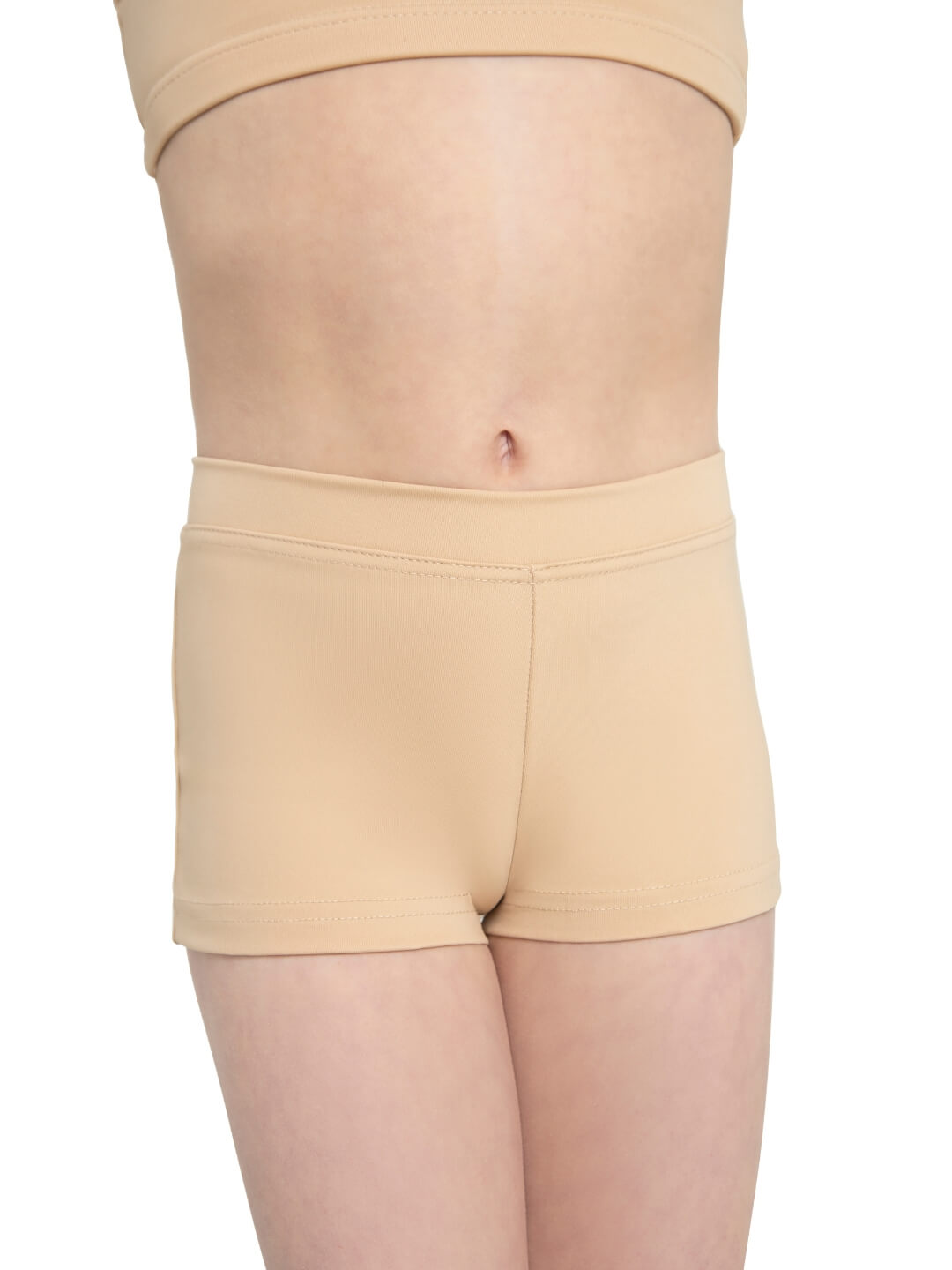 Capezio Boys Cut Low Rise Short Girls Nude TB113C