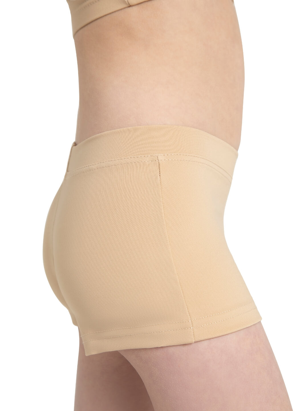 Capezio Boys Cut Low Rise Short Girls Nude TB113C