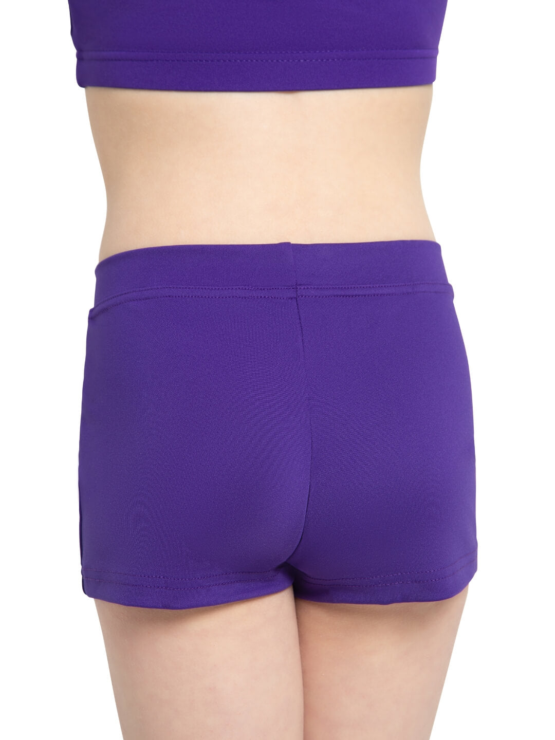 Capezio Boys Cut Low Rise Short Girls Purple TB113C