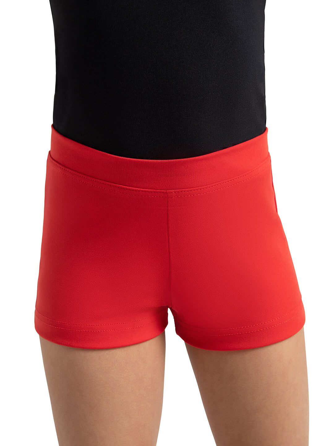 Capezio Boys Cut Low Rise Short Girls Red TB113C