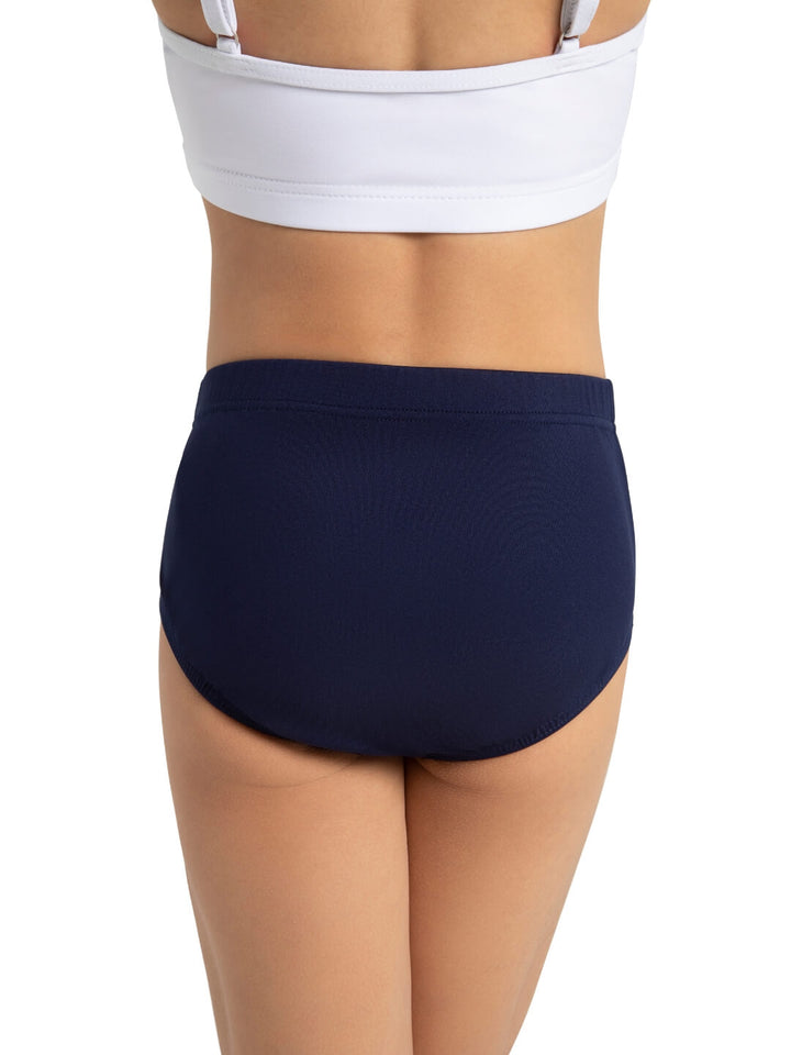 Capezio Brief Girls Navy TB111C