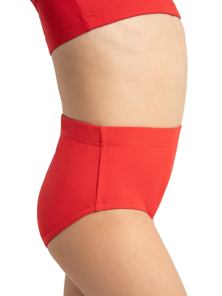 Capezio Brief Girls Red TB111C