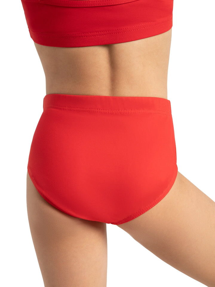 Capezio Brief Girls Red TB111C